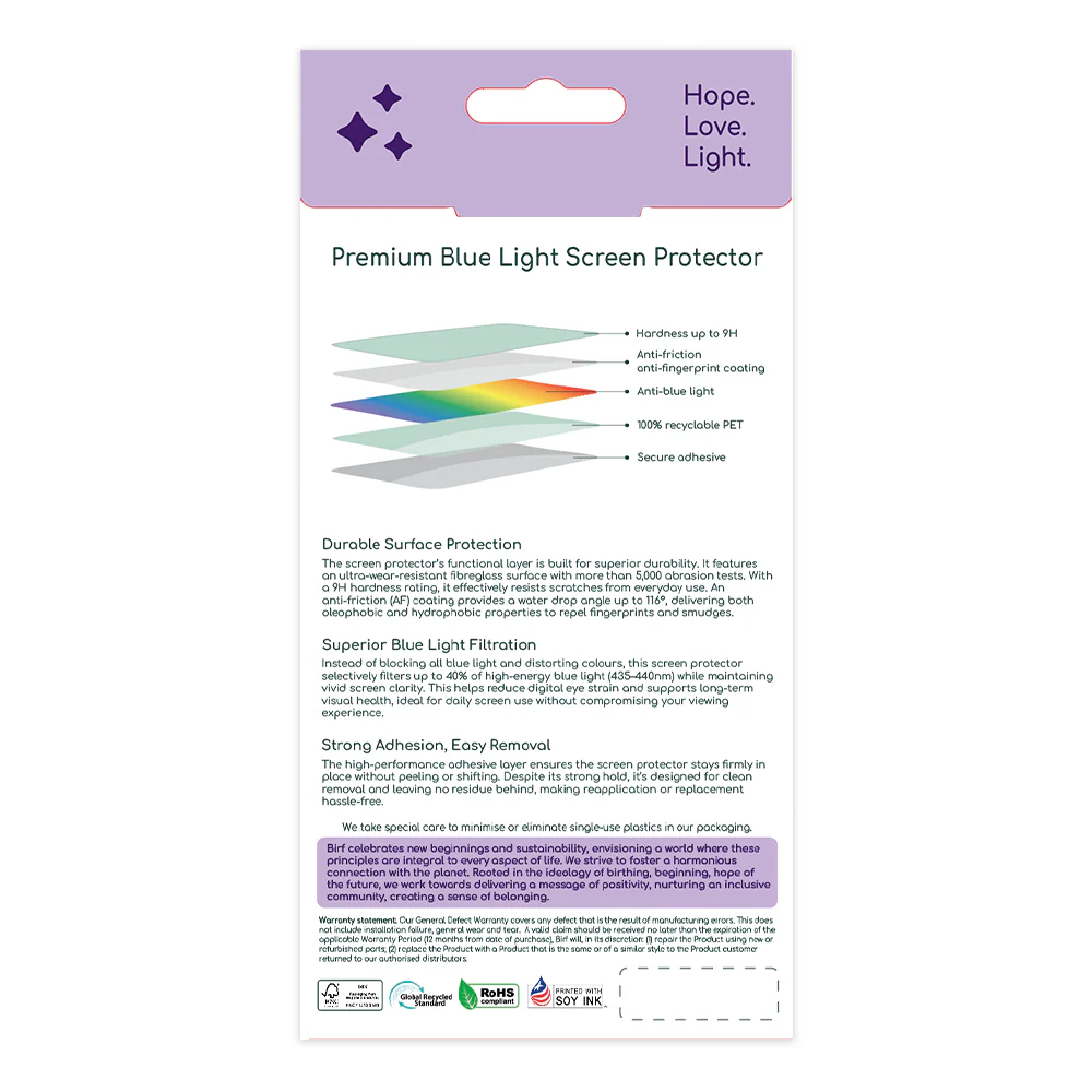 Birf Premium Blue Light Screen Protector for iPhone Air - Image 2