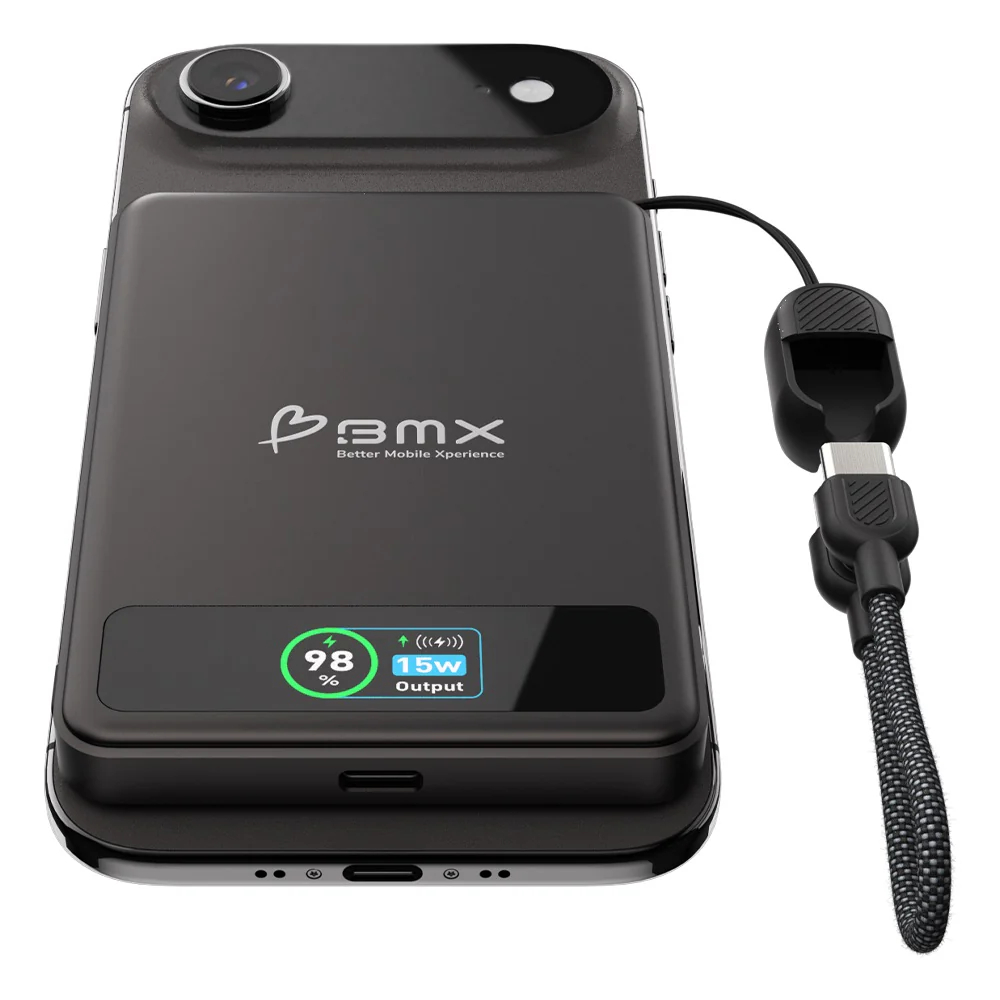 BMX 5000 mAh Magnetic Solid State Power Bank - Black - Image 3