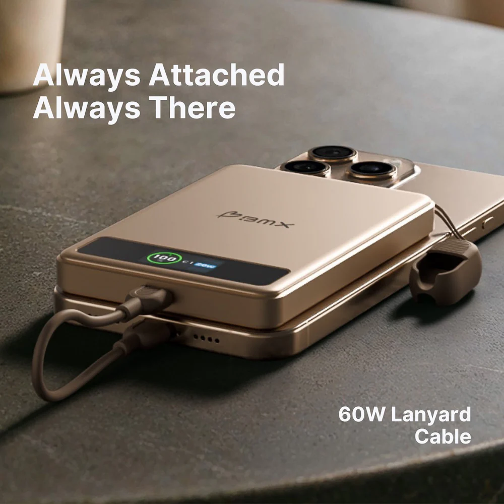 BMX 5000 mAh Magnetic Solid State Power Bank - Black - Image 6