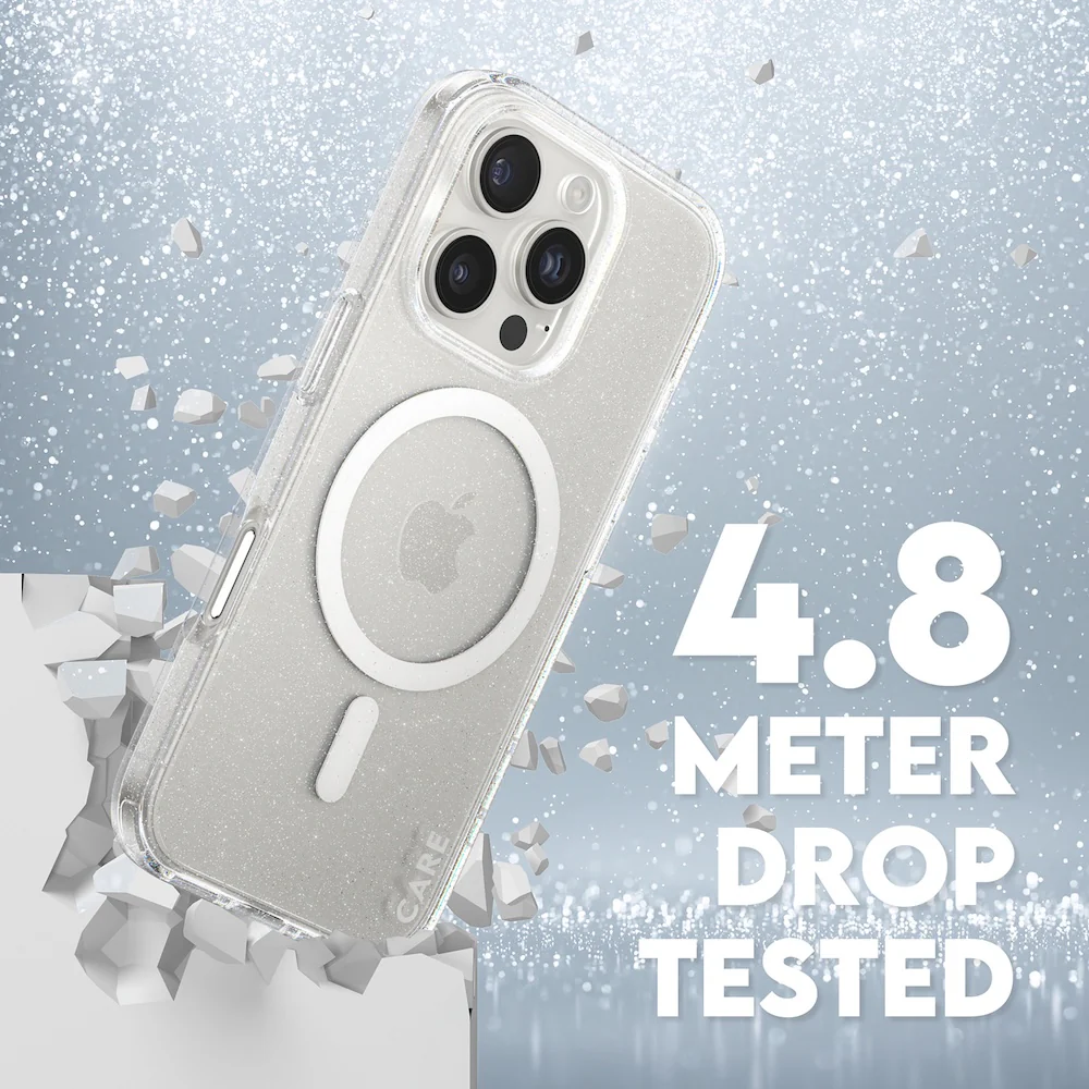 CARE by PanzerGlass® Case Flagship Star Lit with White MagSafe for iPhone 16 Pro - Image 5