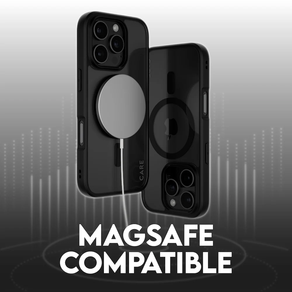 CARE by PanzerGlass® Case Flagship Urban Combat Black MagSafe for iPhone 16 Pro - Image 3
