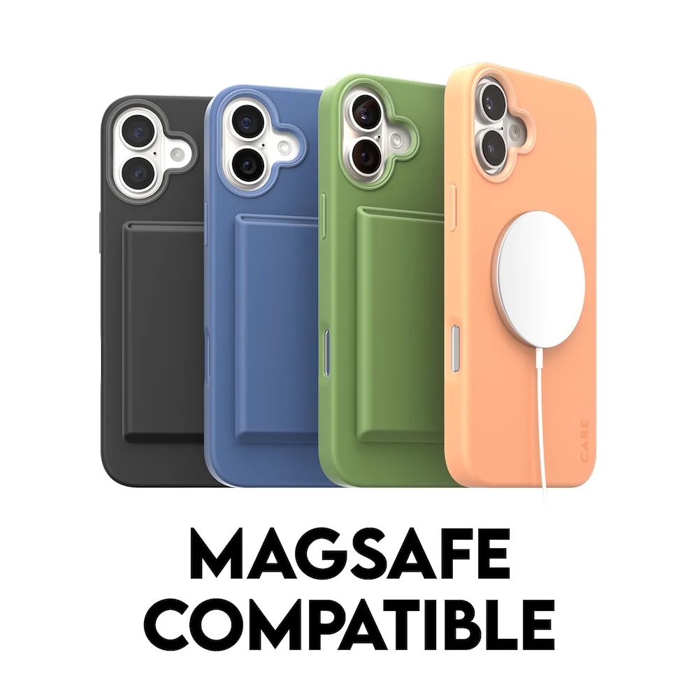 CARE by PanzerGlass Case Fashion Black MagSafe iPhone 16 - Image 5