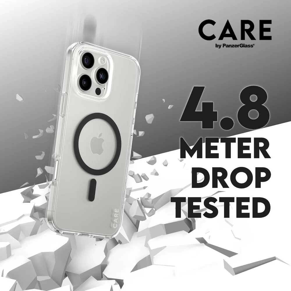 CARE by PanzerGlass Case Flagship Black MagSafe for iPhone 16 Pro Max - Image 2