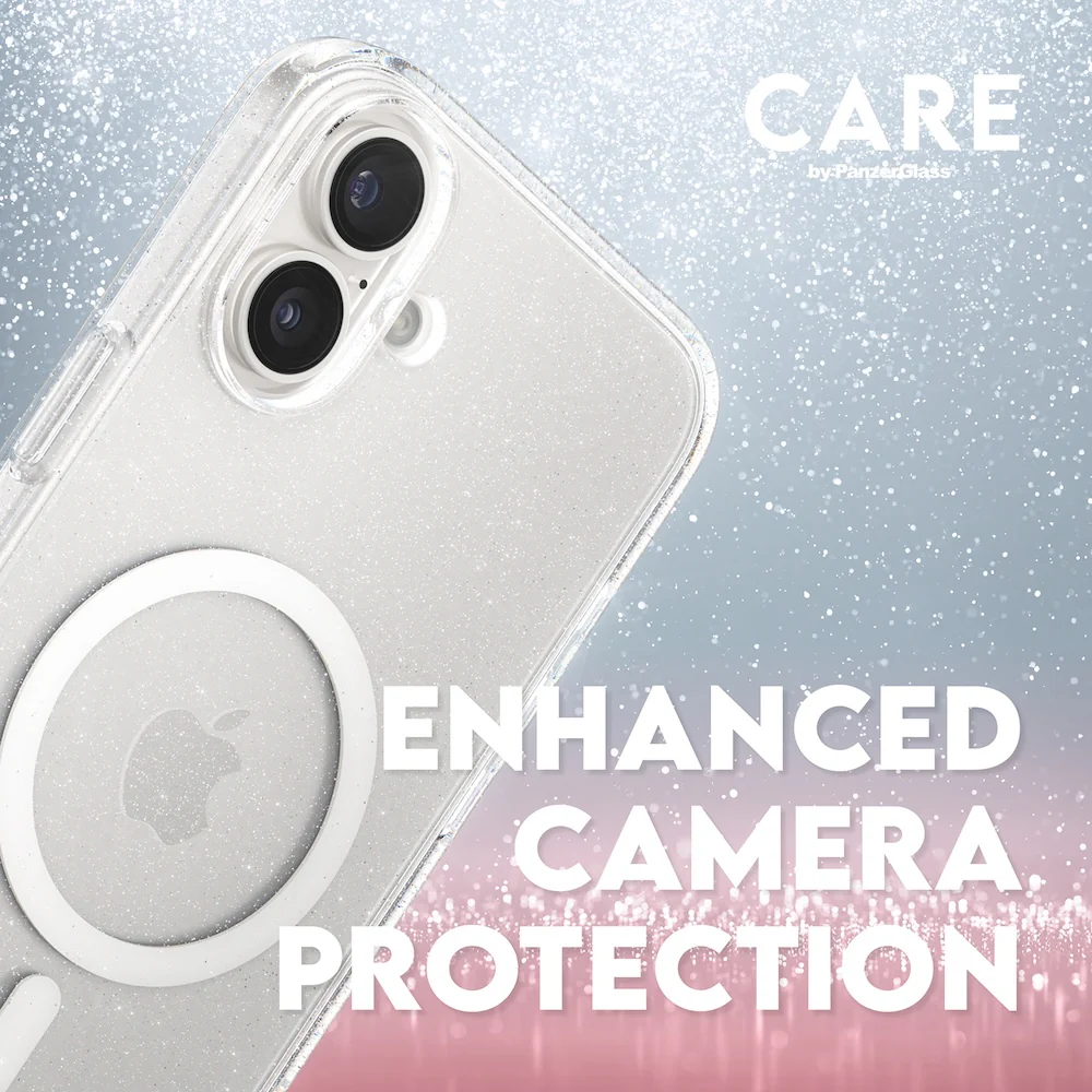 CARE by PanzerGlass Case Flagship Star Lit with White MagSafe for iPhone 16 Plus - Image 8