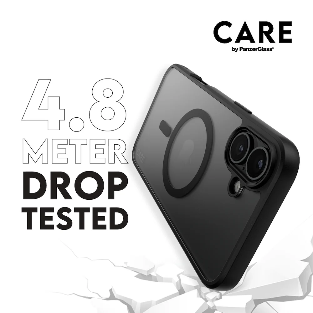 CARE by PanzerGlass Case Flagship Urban Combat Black MagSafe for iPhone 16 Plus - Image 2
