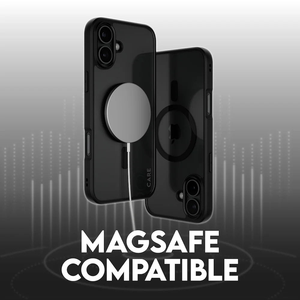 CARE by PanzerGlass Case Flagship Urban Combat Black MagSafe for iPhone 16 Plus - Image 3