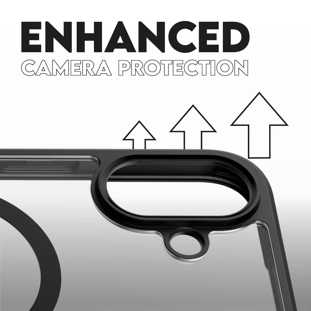 CARE by PanzerGlass Case Flagship Urban Combat Black MagSafe for iPhone 16 Plus - Image 5