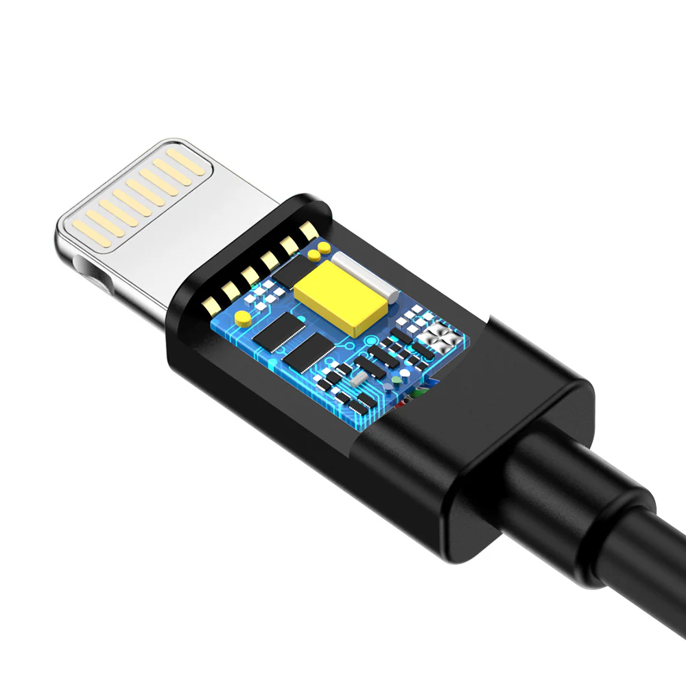 Choetech MFI USB-A to Lightning 1.8m Cable - Black - Image 2