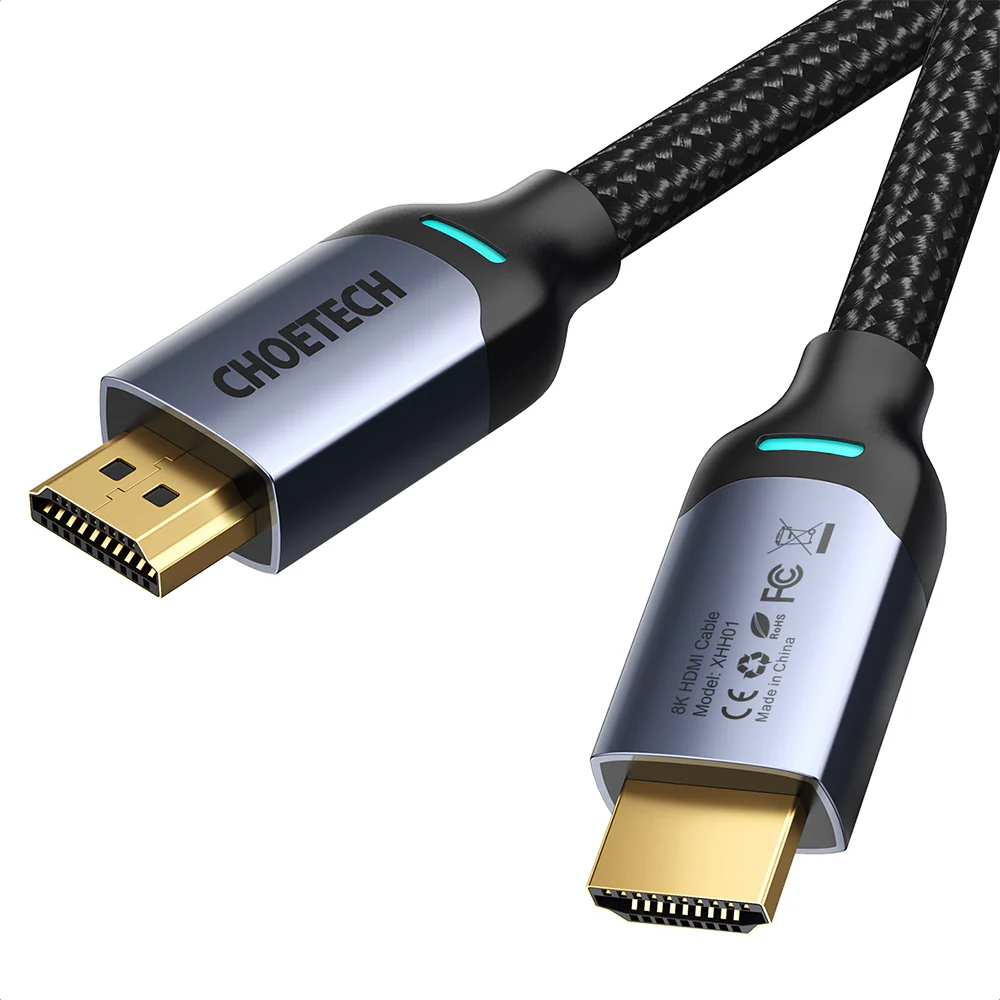 Choetech 8K HDMI to HDMI 2m Nylon Cable - Image 2