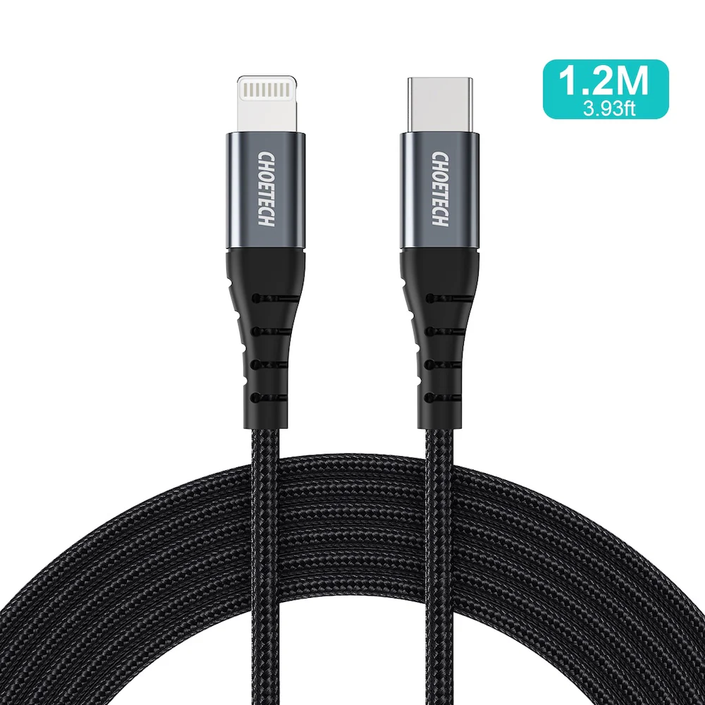 Choetech MFi USB-C to Lightning 1.2m Cable