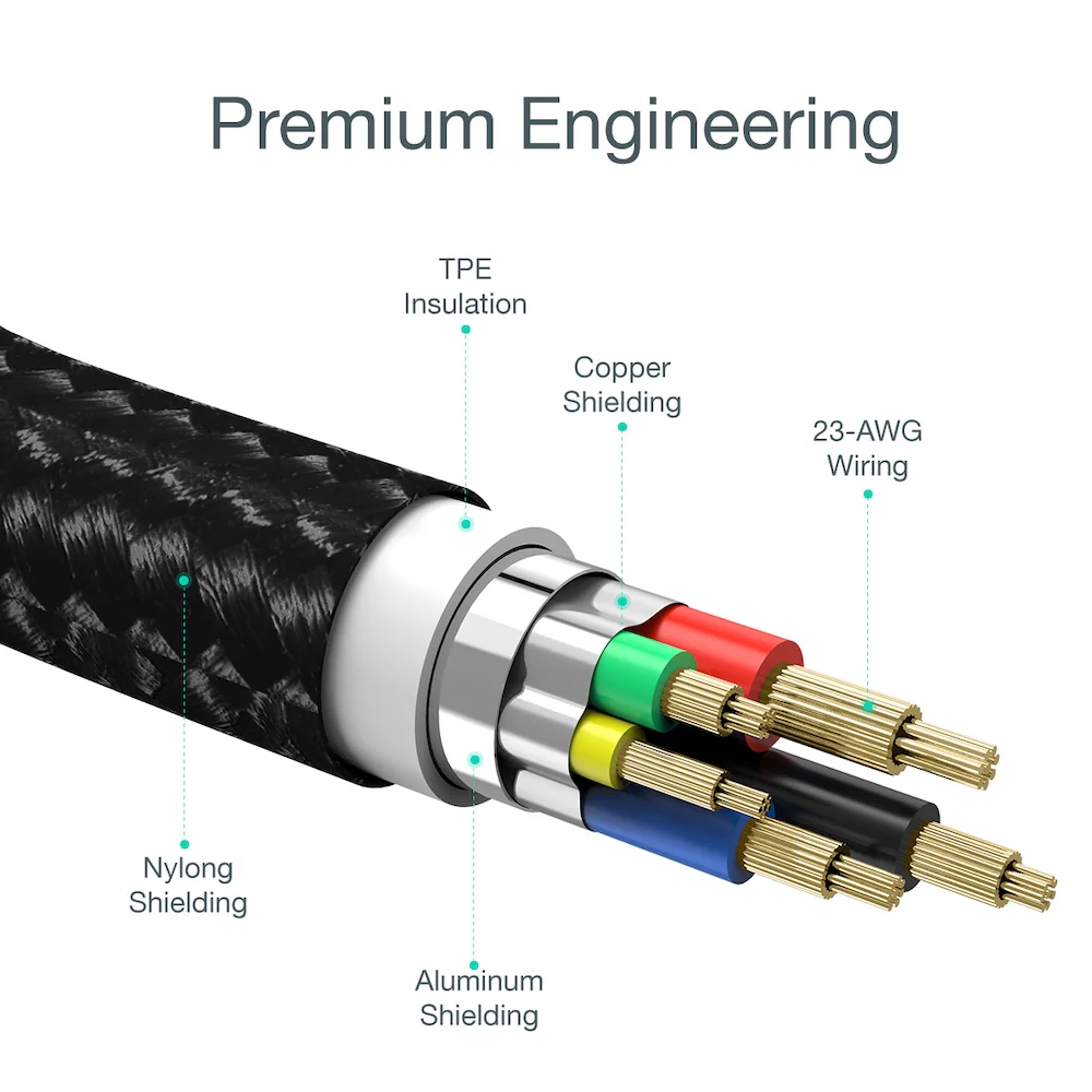 Choetech MFi USB-C to Lightning 1.2m Cable - Image 2