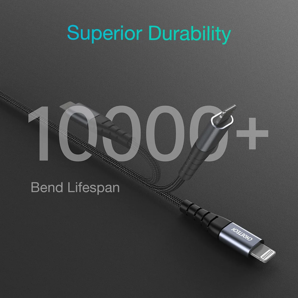 Choetech MFi USB-C to Lightning 1.2m Cable - Image 3