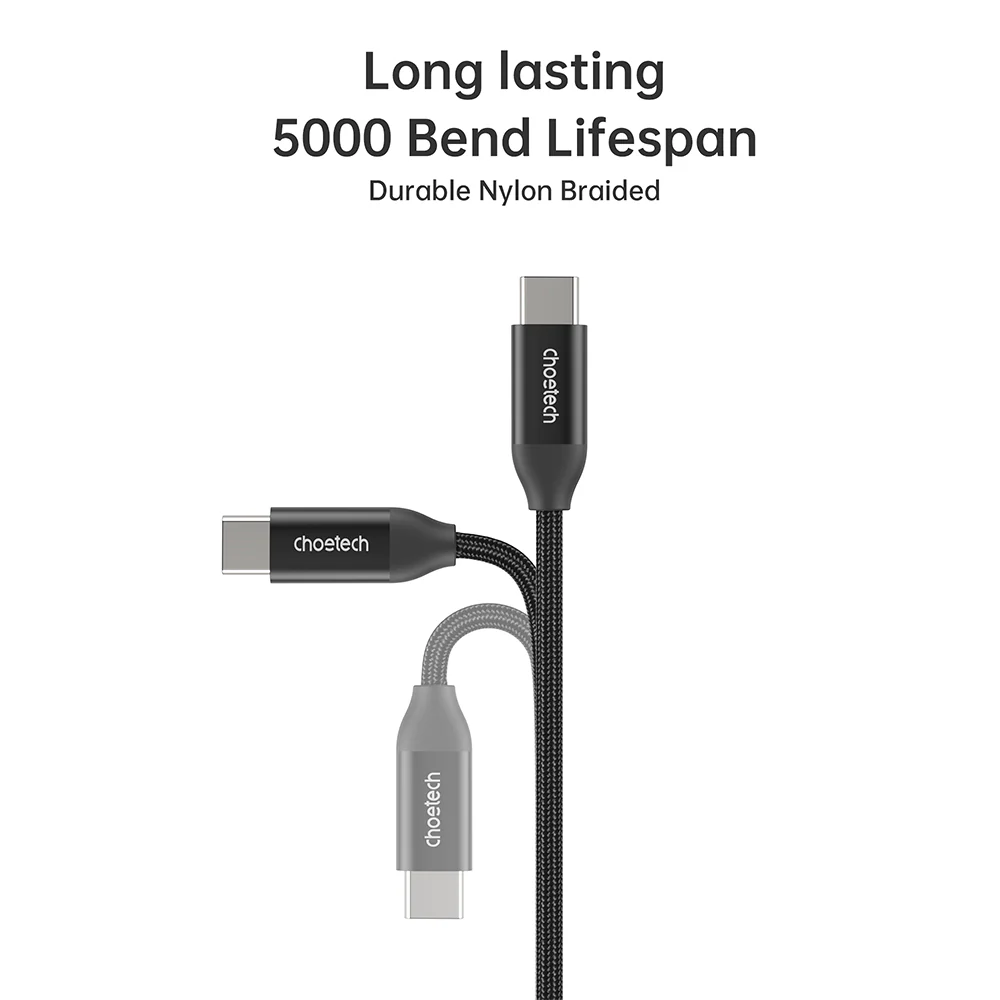 Choetech USB-C 240W PD 3.1 Fast Charging Cable - 1m - Image 7