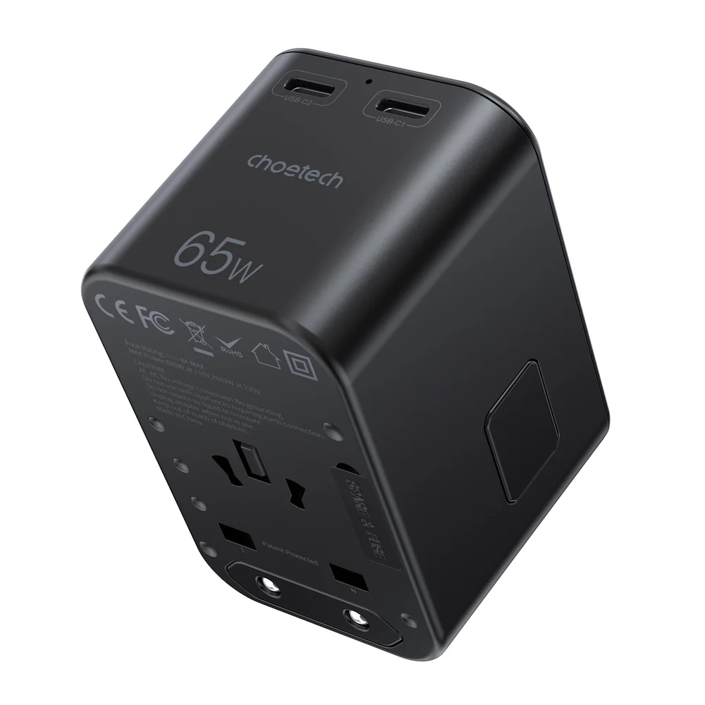 Choetech PD65W 2C+A Travel Wall Charger - Image 6