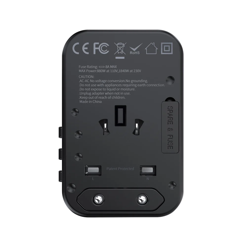 Choetech PD65W 2C+A Travel Wall Charger - Image 7