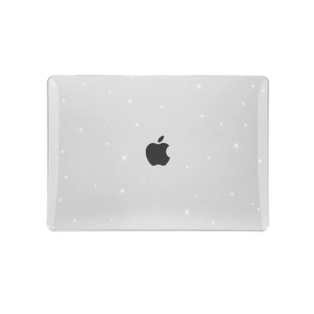 Comma Stardust Clear Hard Case for 14-inch MacBook Pro M5 - Glitter