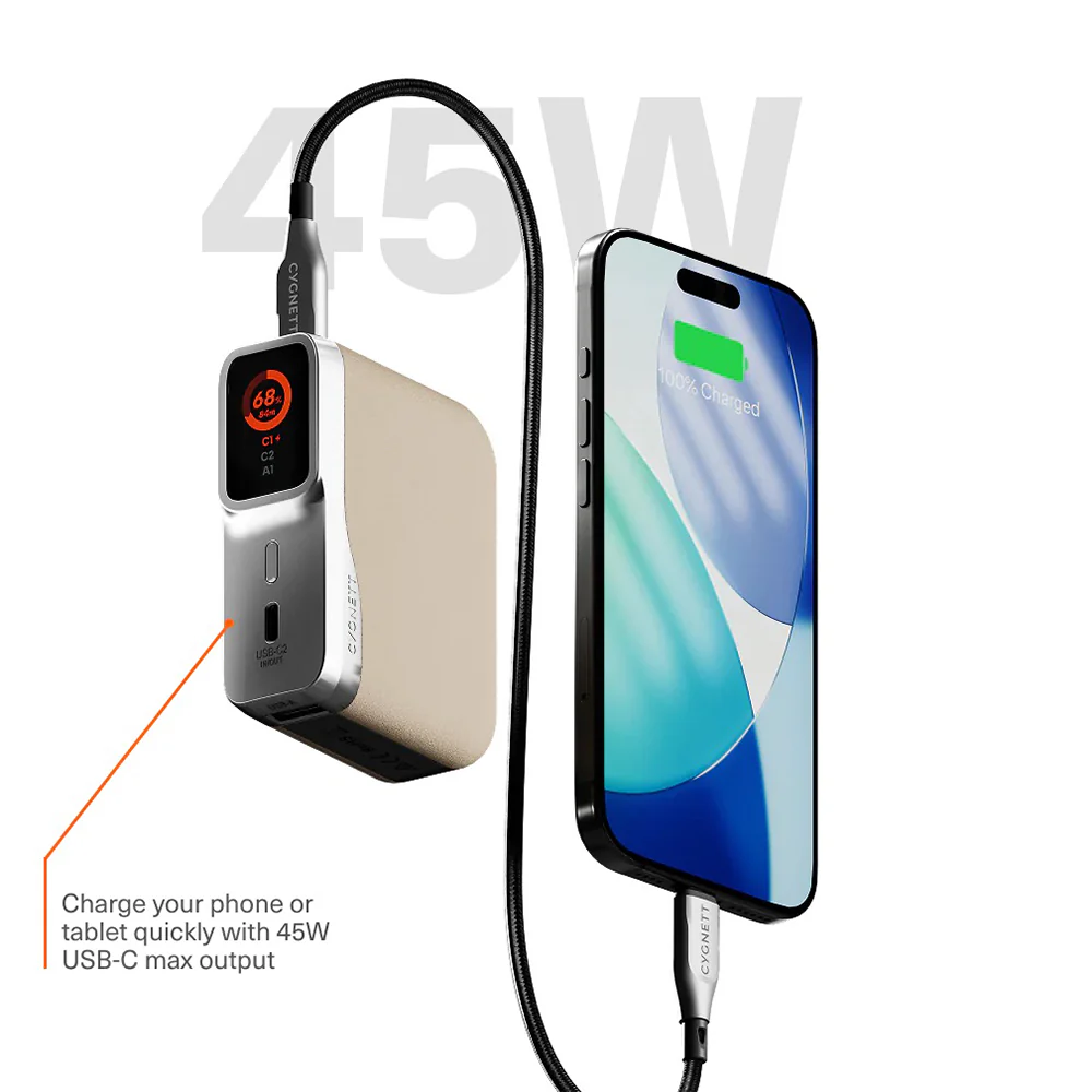 Cygnett Encore 10k mAh Power Bank - Ivory - Image 5