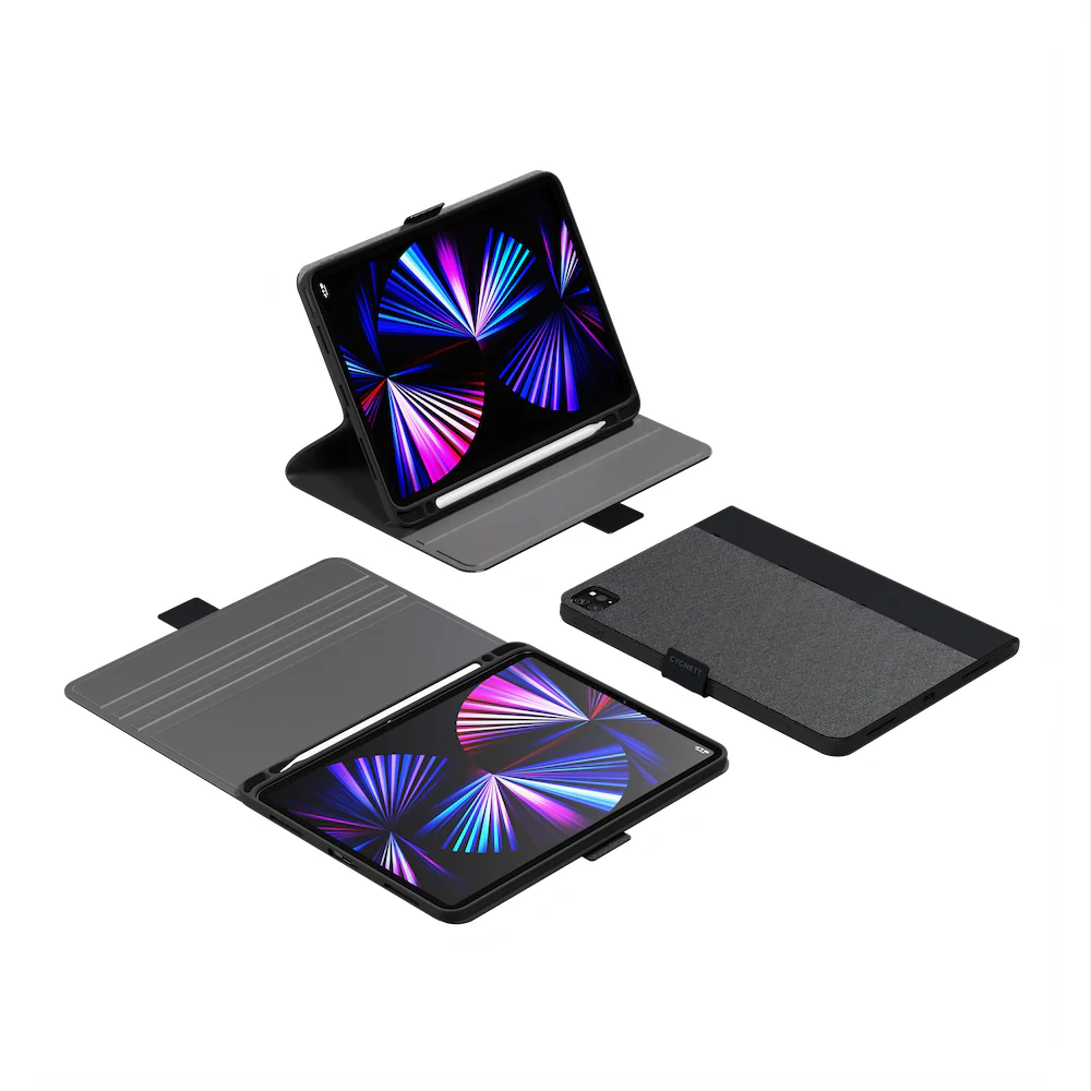 Cygnett TekView Slim Case for 10.9inch iPad - Grey/Black - Image 4