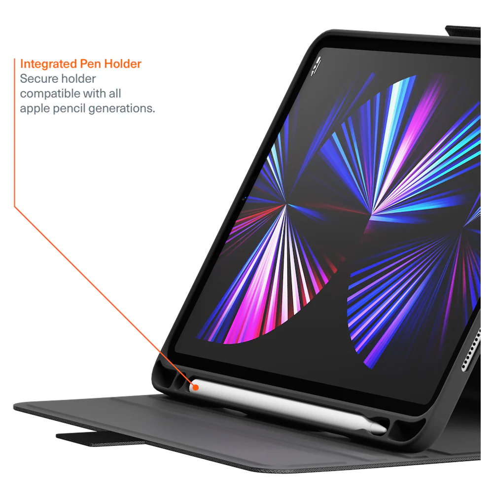 Cygnett TekView Slim Case for 10.9inch iPad - Grey/Black - Image 5