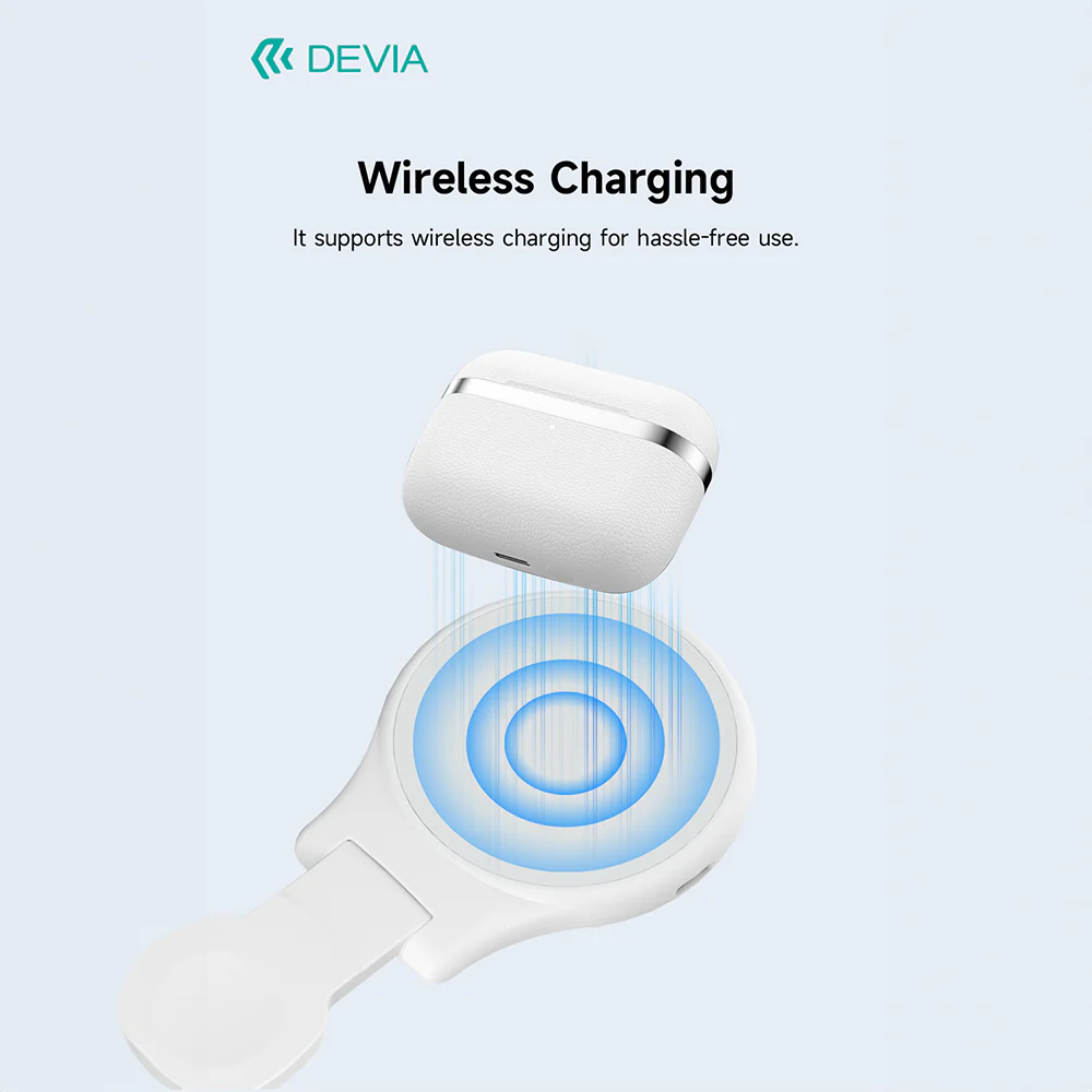 DEVIA ANC TWS Ultra1 Wireless Earphone Black - Image 4