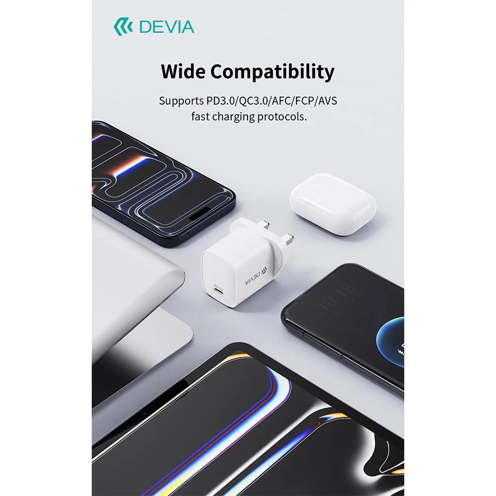 DEVIA Ultra6 PD40W Dynamic GaN Charger 60W Max Cosmic Orange - Image 10