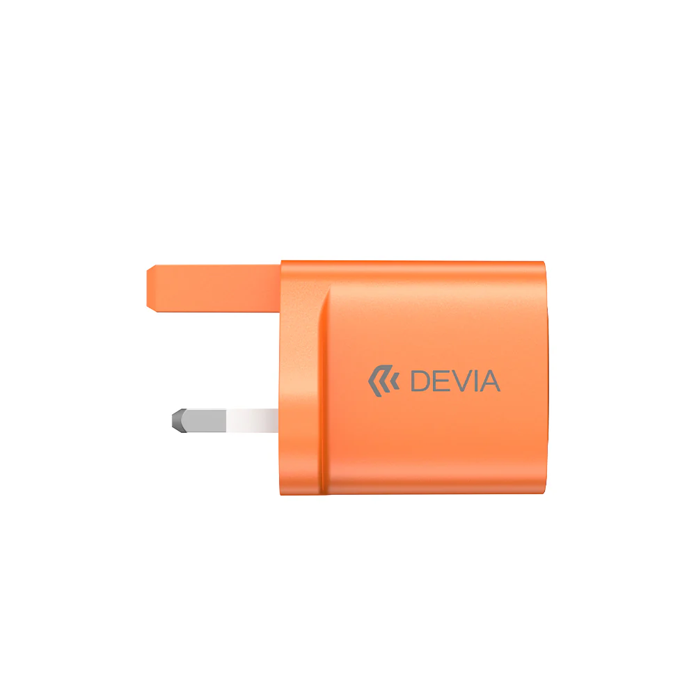 DEVIA Ultra6 PD40W Dynamic GaN Charger 60W Max Cosmic Orange - Image 5