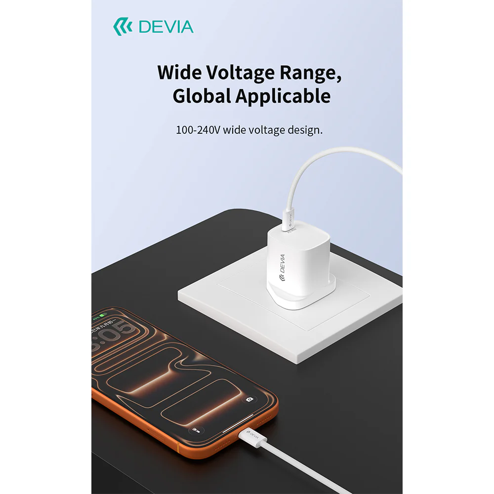 DEVIA Ultra6 PD40W Dynamic GaN Charger 60W Max White - Image 10