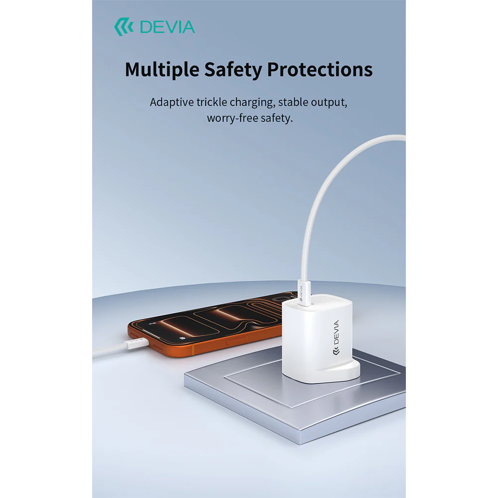 DEVIA Ultra6 PD40W Dynamic GaN Charger 60W Max White - Image 8