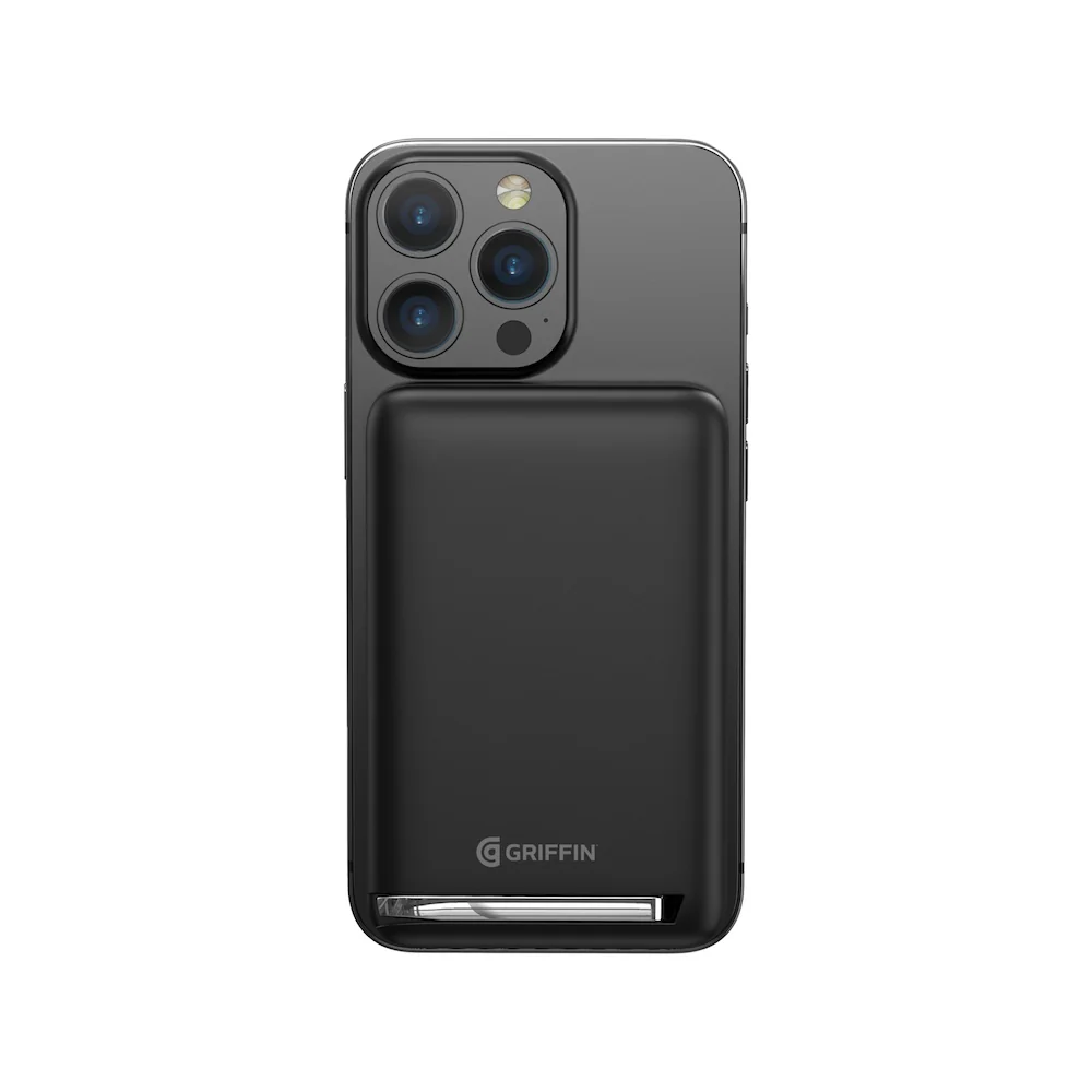 Griffin PowerBrick 10000mAh Qi2 Certified PD 30W - Black - Image 2