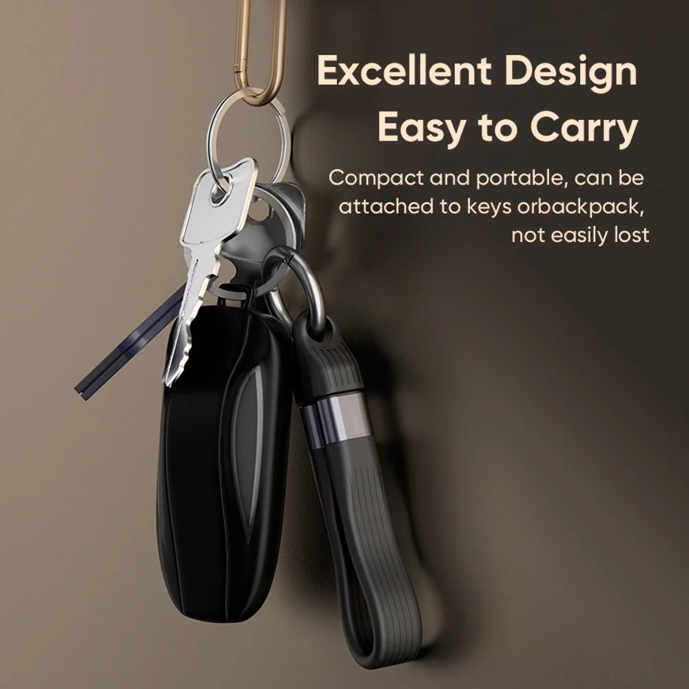 Griffin PowerFlex USB-C to C 240W 40Gbps Keychain Cable 13cm - Image 12