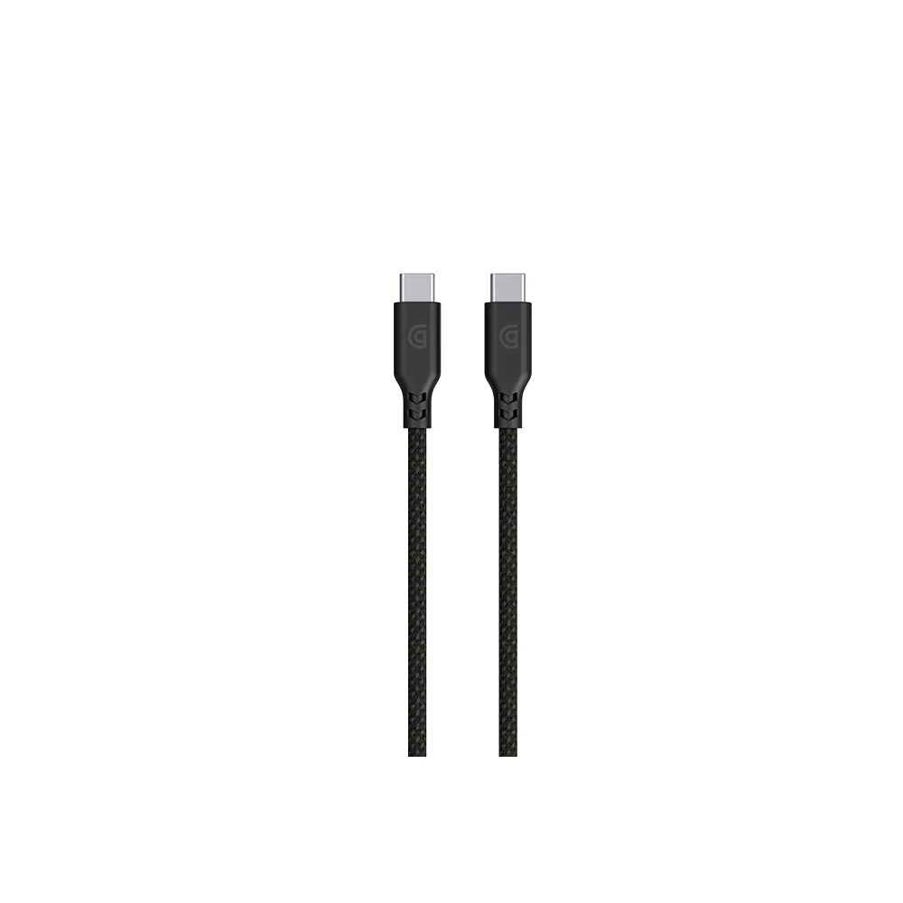 Griffin USB-C to USB-C Charge/Sync Cable 240W 1.2M PowerFlex Silicone Duo Braided-Black
