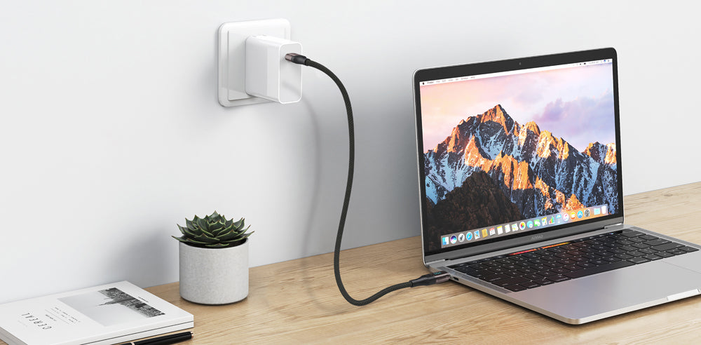 Griffin USB-C to USB-C Charge/Sync LED Cable 240W 1.2M PowerFlex Silicone Duo Braided-Black - Image 5