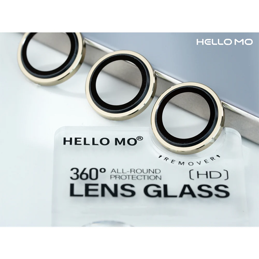 Hello MO HD Camera Lens Protector for iPhone 16 Pro/16 Pro Max - Bronze - Image 2