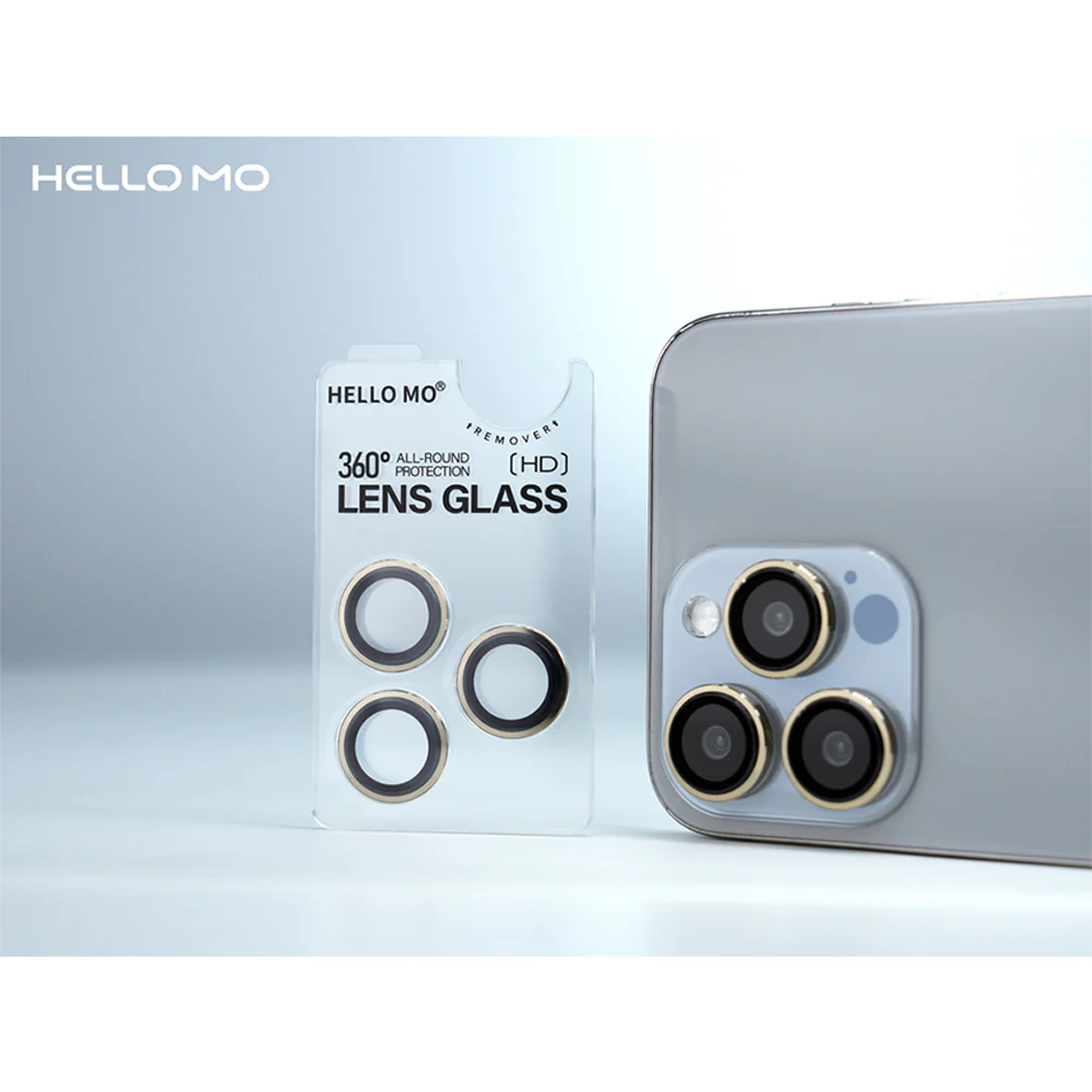 Hello MO HD Camera Lens Protector for iPhone 16 Pro/16 Pro Max - Bronze - Image 3