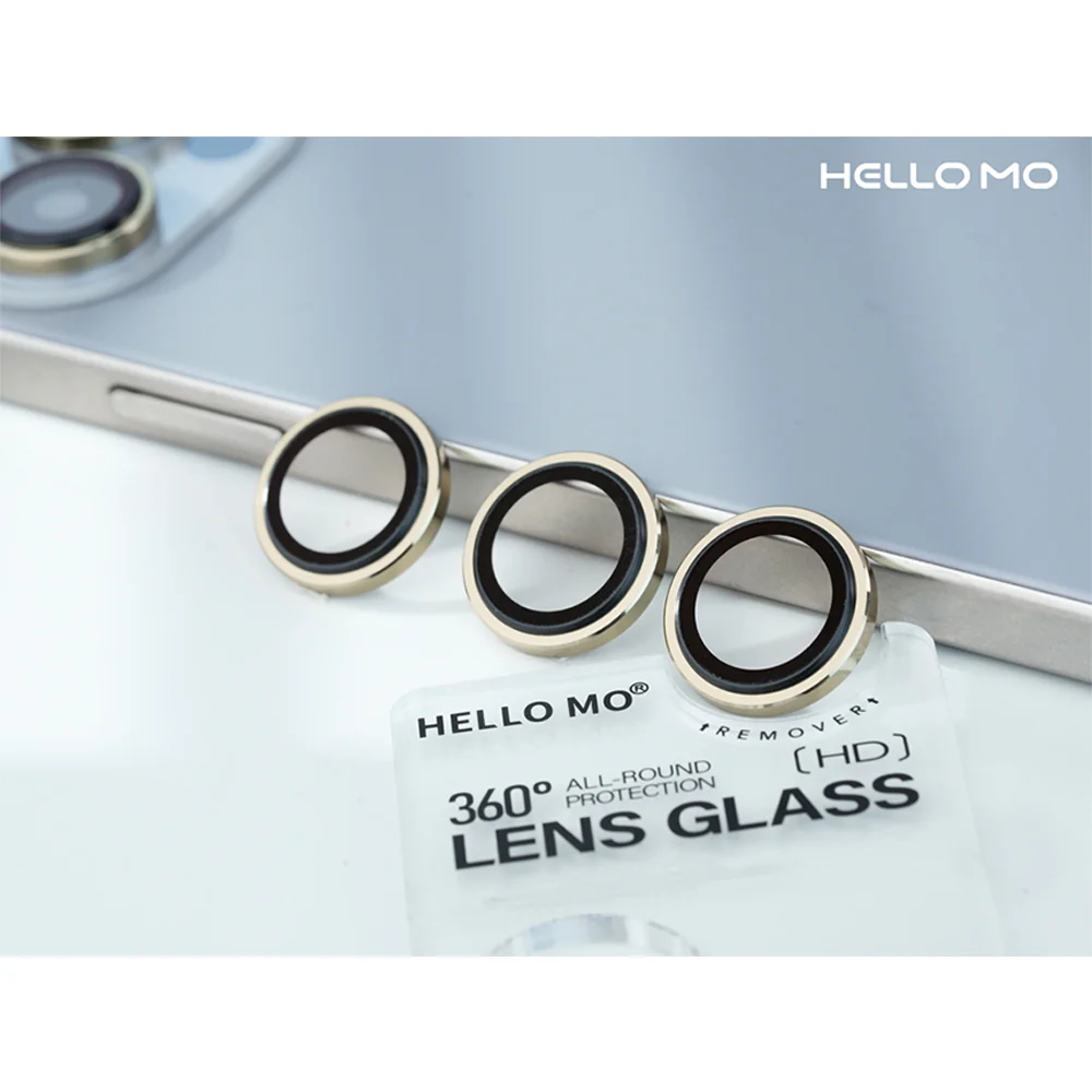 Hello MO HD Camera Lens Protector for iPhone 16 Pro/16 Pro Max - Bronze - Image 5