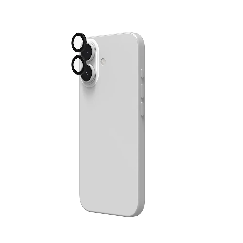 InvisibleShield Glass Elite Camera Rings Lens Protector for iPhone 16/16 Plus/17 - Black - Image 3