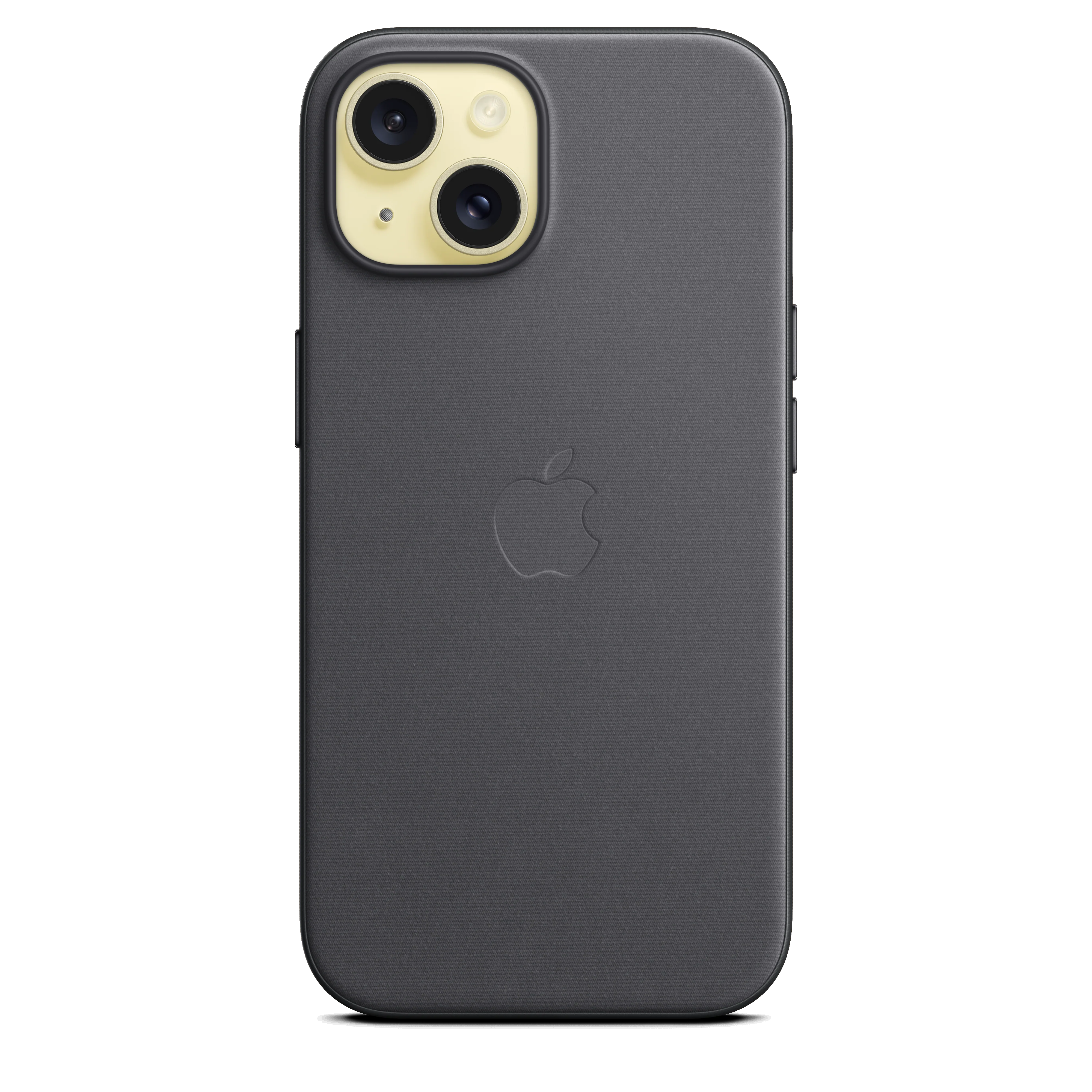 iPhone 15 FineWoven Case with MagSafe - Black - Image 3