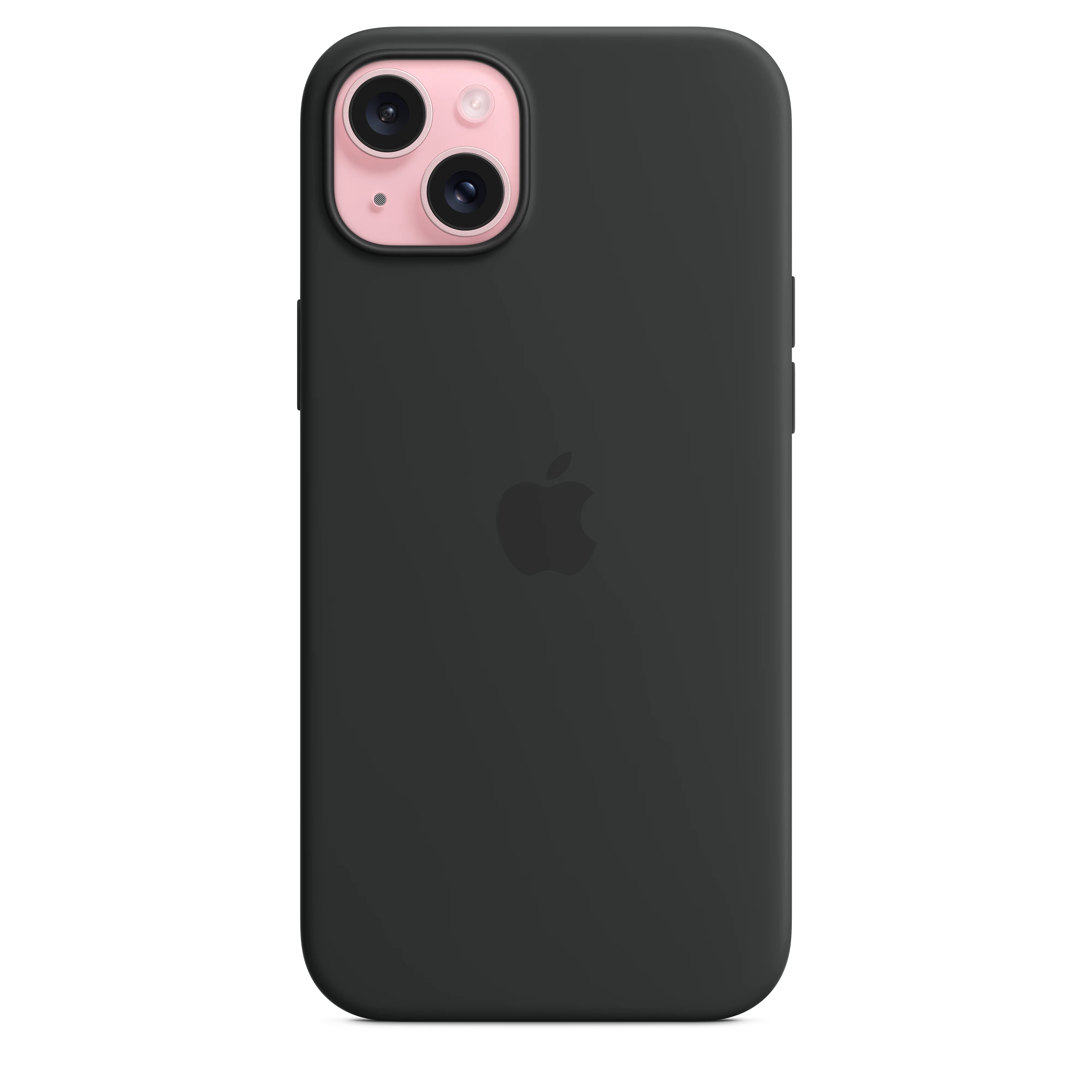 iPhone 15 Plus Silicone Case with MagSafe - Black - Image 2
