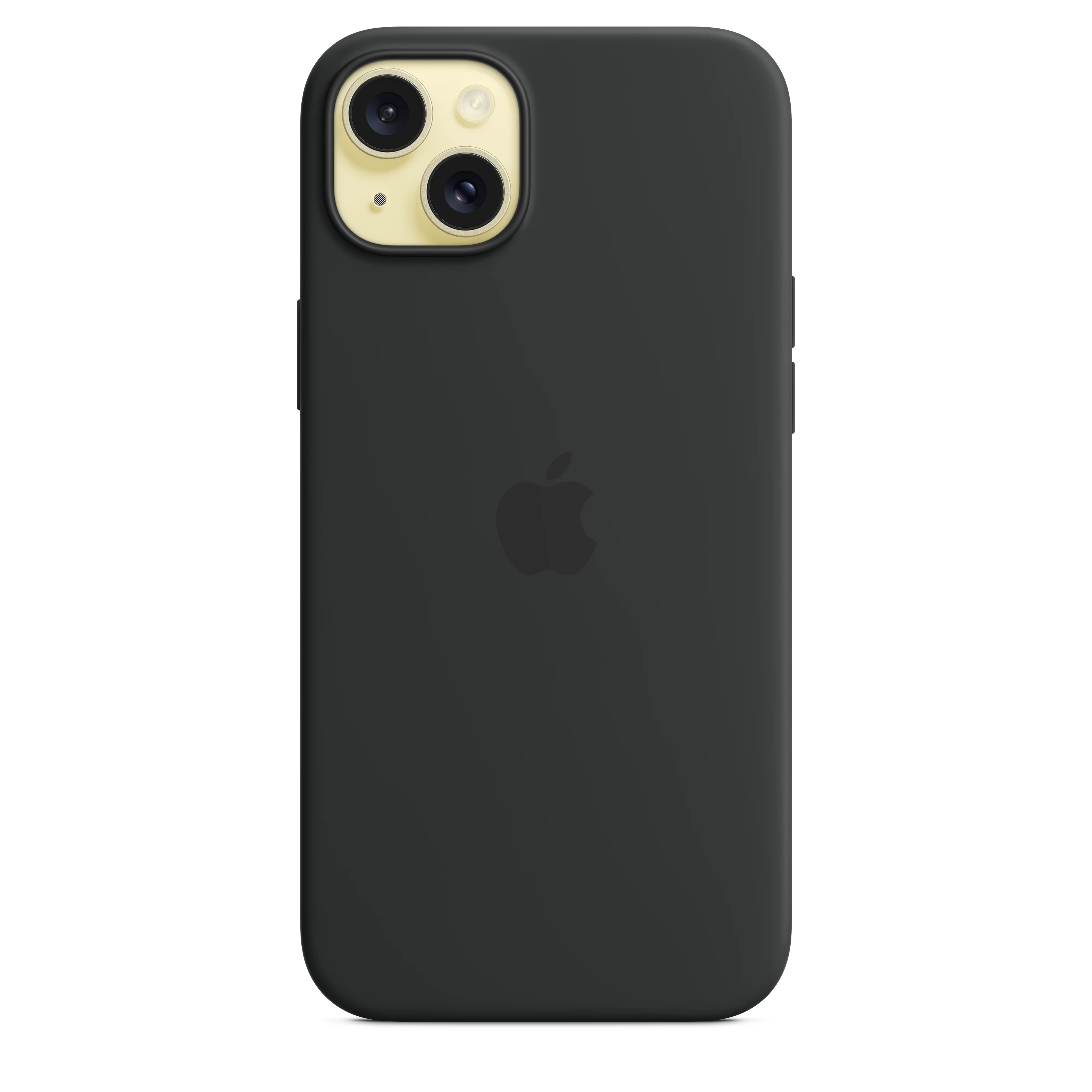 iPhone 15 Plus Silicone Case with MagSafe - Black - Image 3