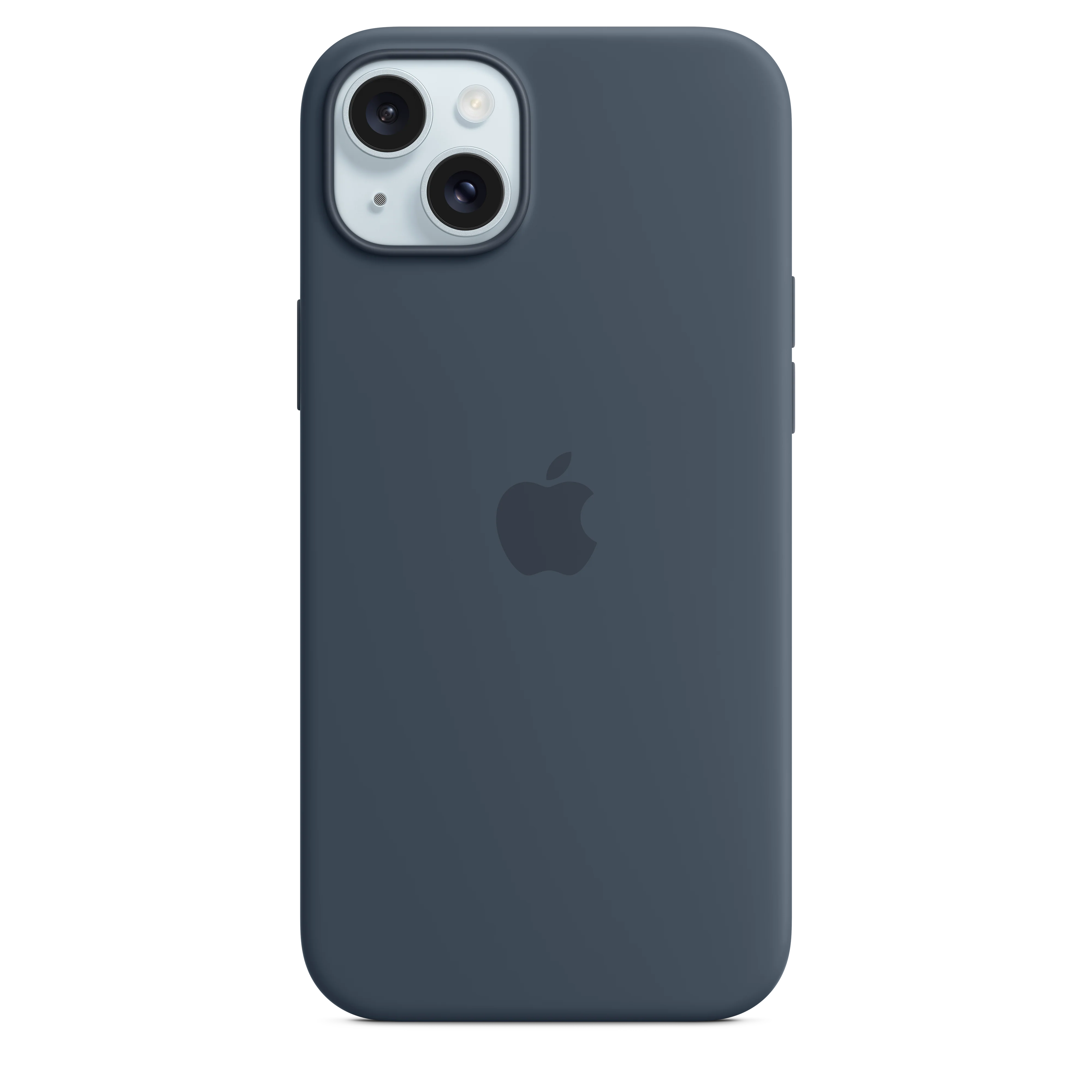iPhone 15 Plus Silicone Case with MagSafe - Storm Blue