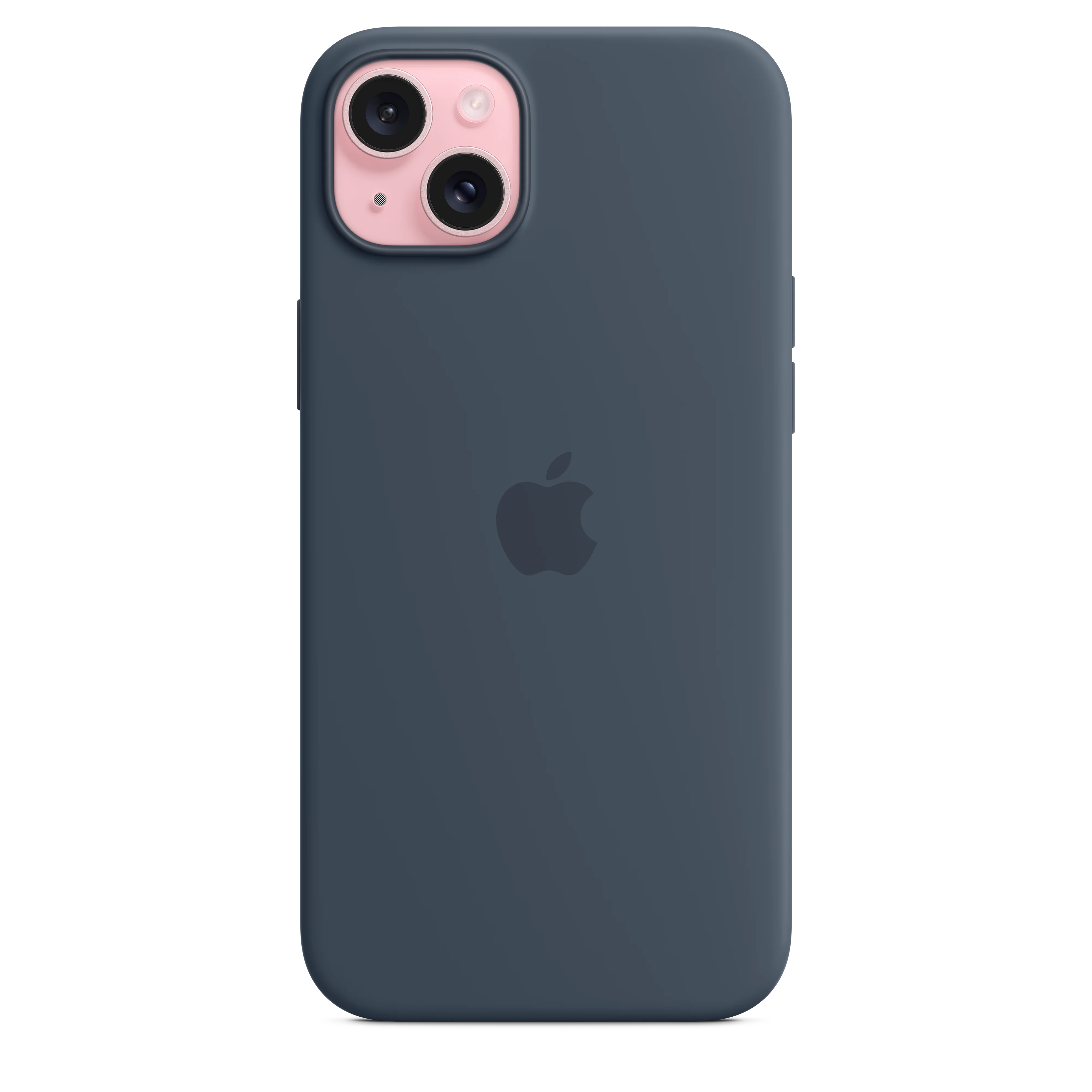 iPhone 15 Plus Silicone Case with MagSafe - Storm Blue - Image 2