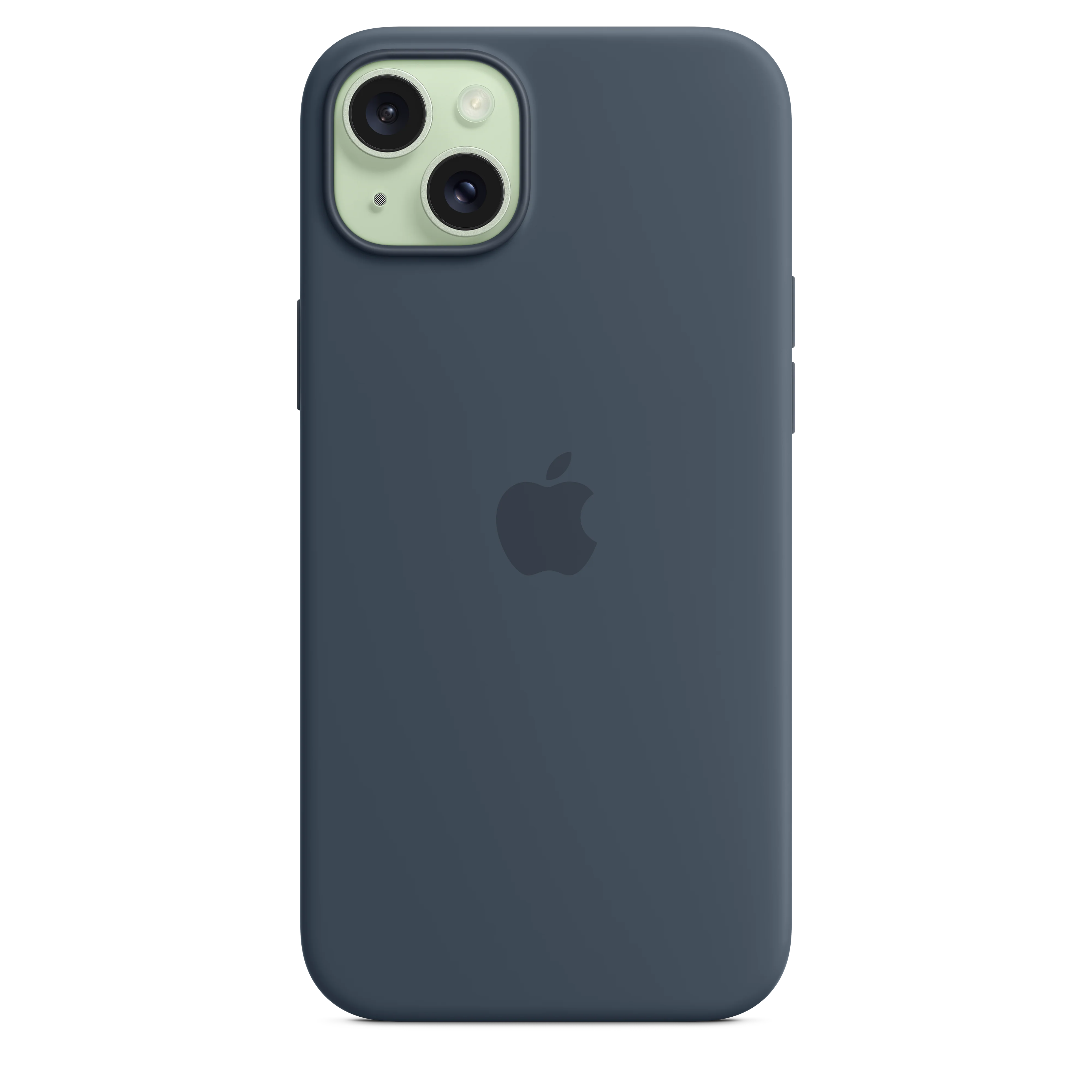 iPhone 15 Plus Silicone Case with MagSafe - Storm Blue - Image 4