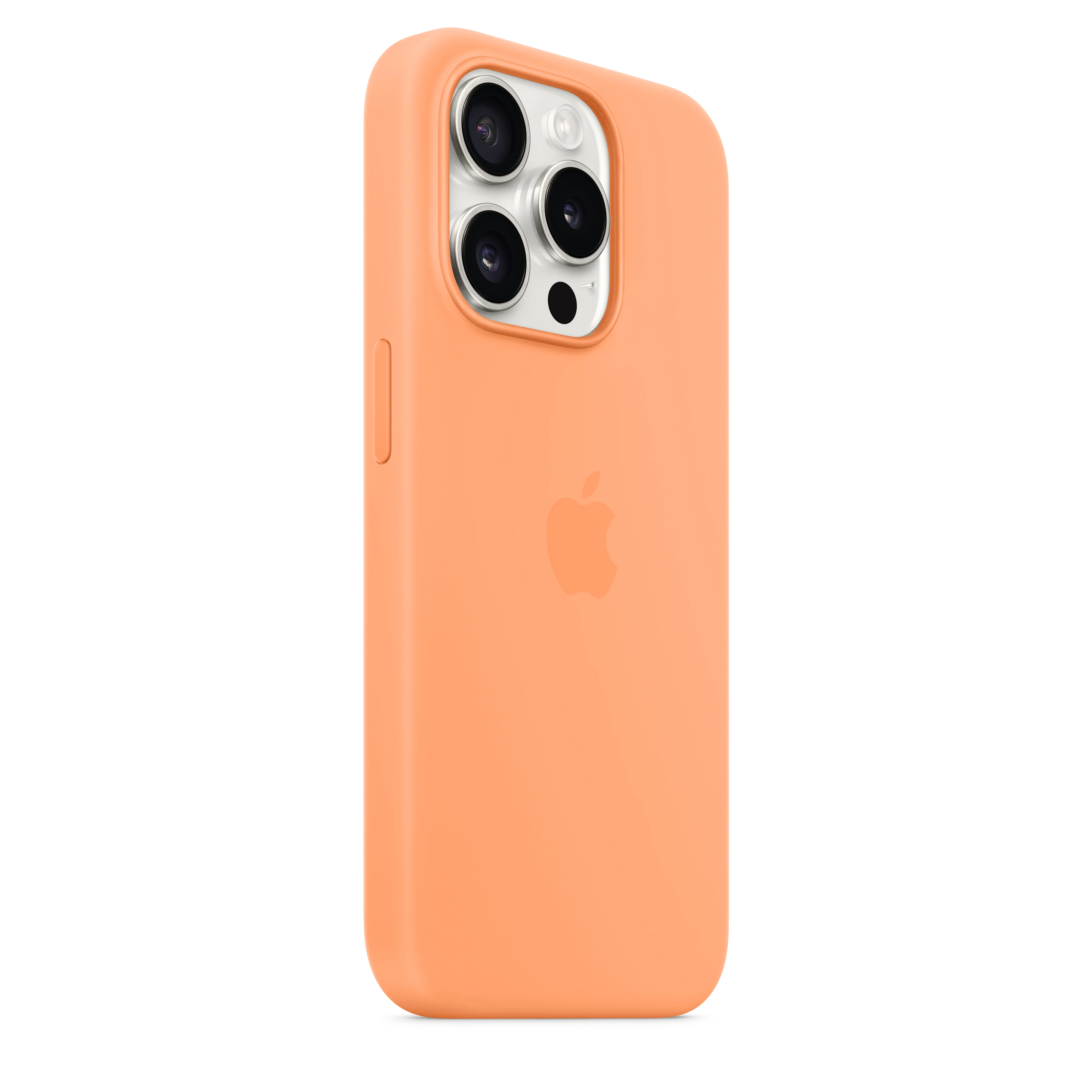 Apple iPhone 15 Pro Silicone Case with MagSafe Orange Sorbet - Image 5