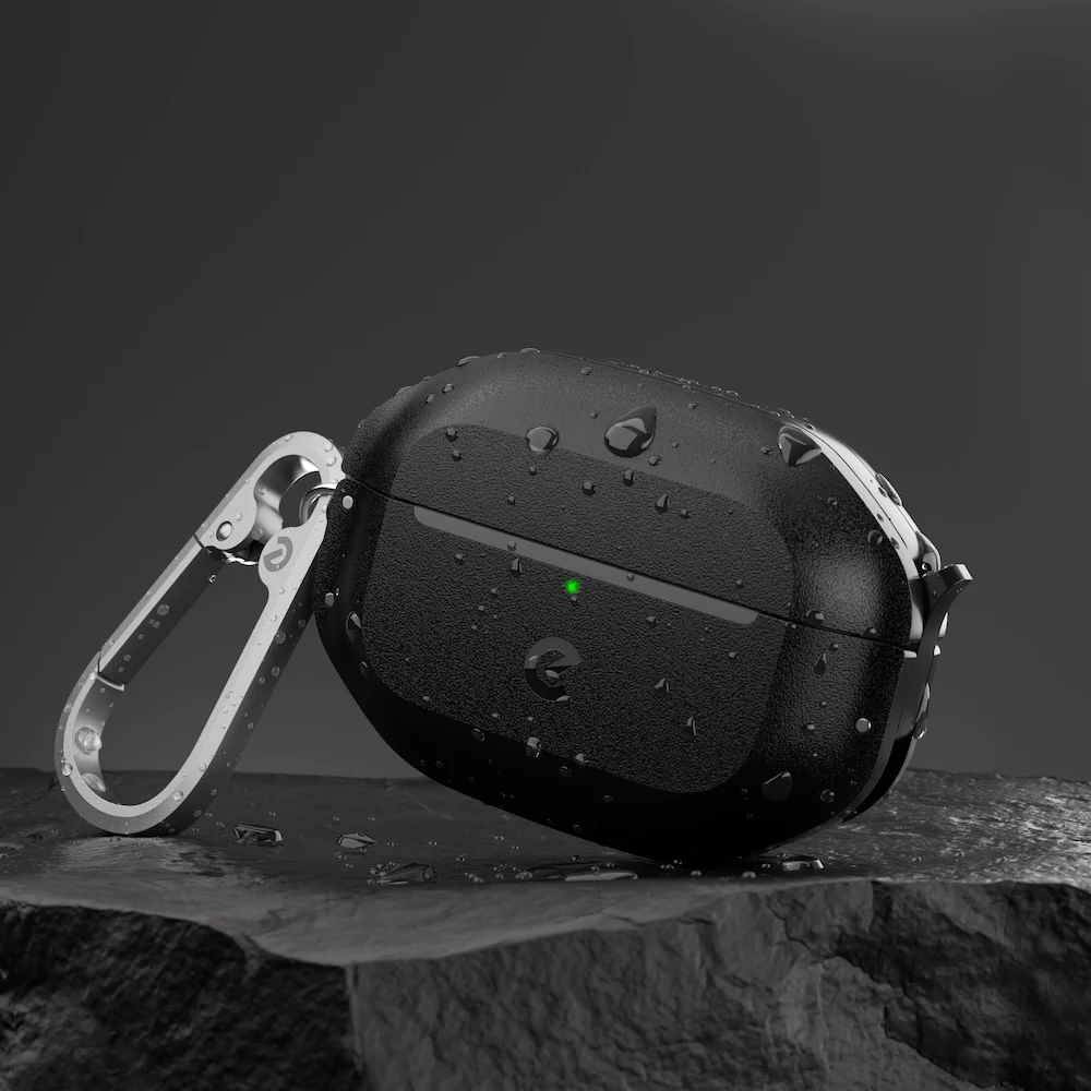 KeyBudz ElementProof Series Waterproof Case AirPods Pro 3 - Carbon Black - Image 15