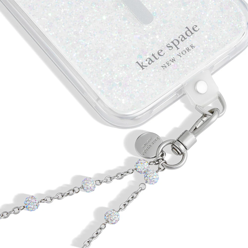 Kate Spade Phone Charm Dazzle Chain Silver - Image 2
