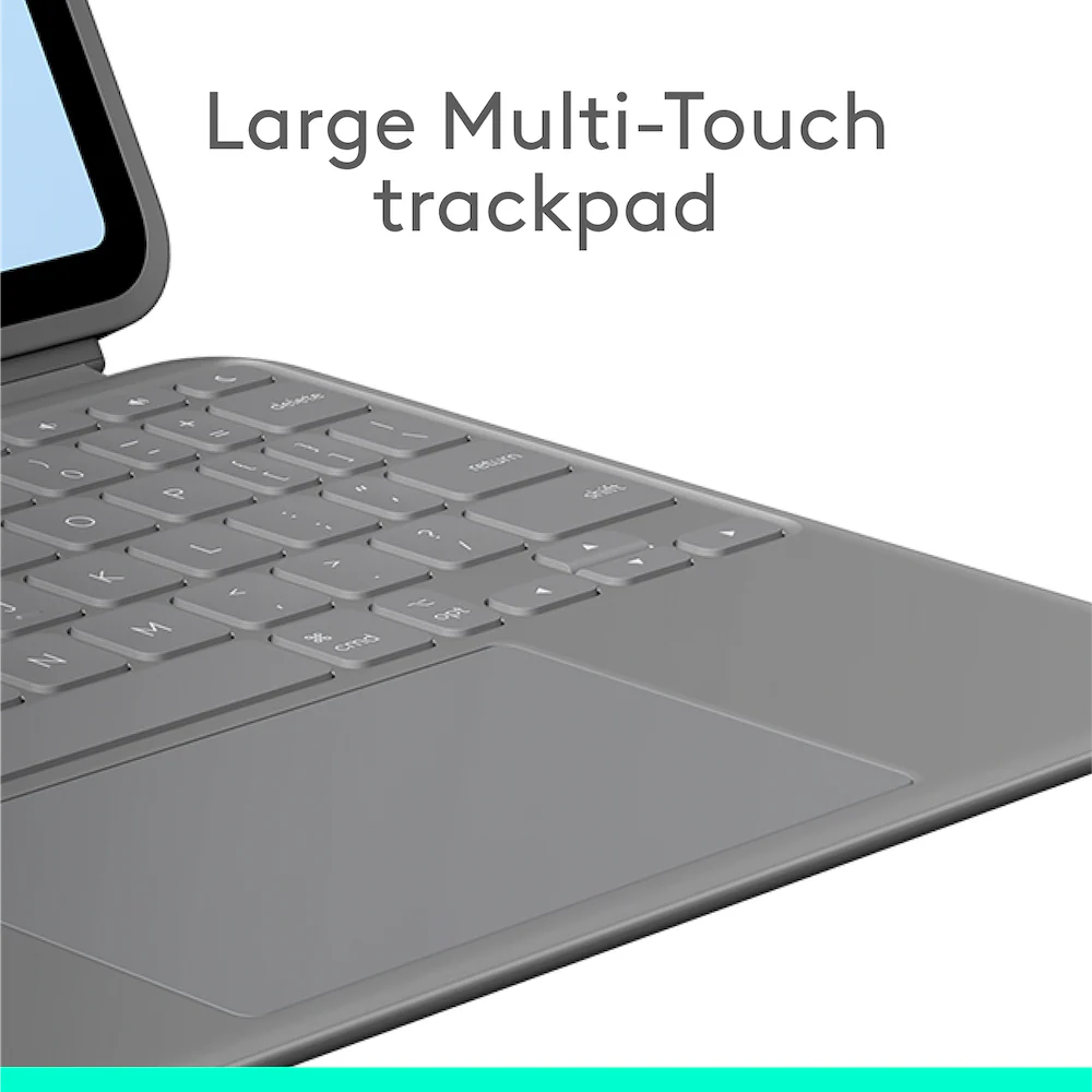 Logitech Combo Touch 11-inch iPad Air M2/M3/M4 Oxford Grey - Image 4