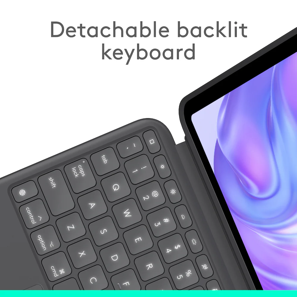 Logitech Combo Touch 11-inch iPad Pro M4/M5 Sand - Image 5