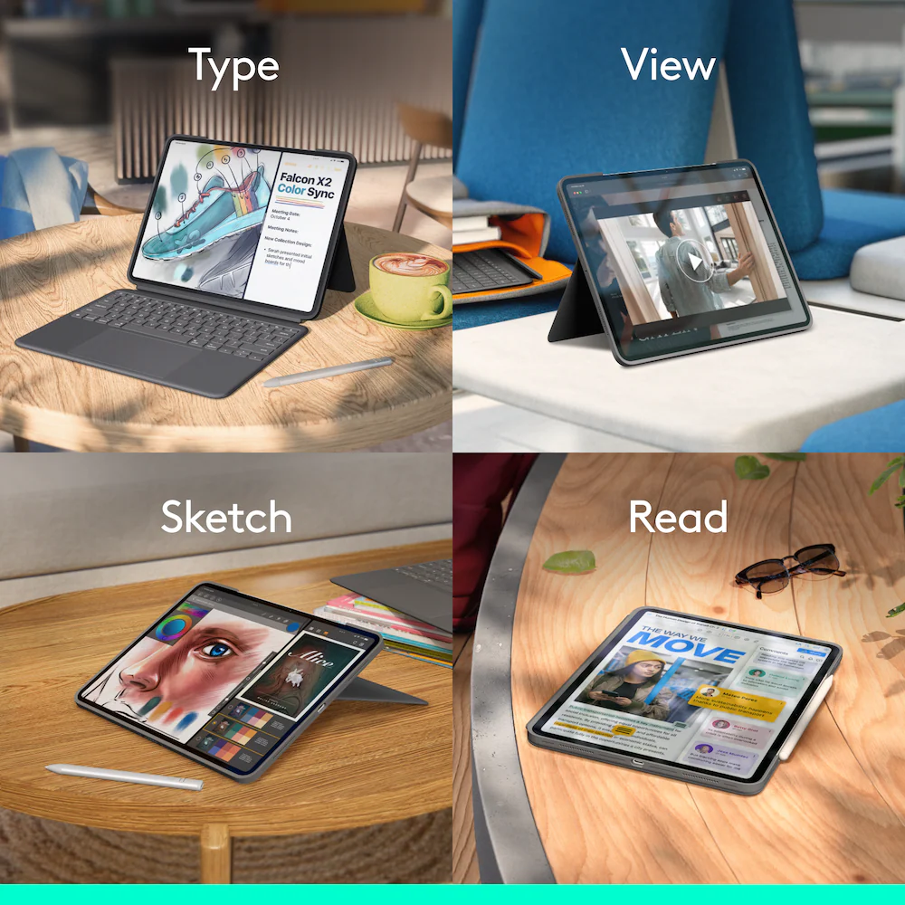 Logitech Combo Touch 13-inch iPad Pro M4/M5 Graphite - Image 7