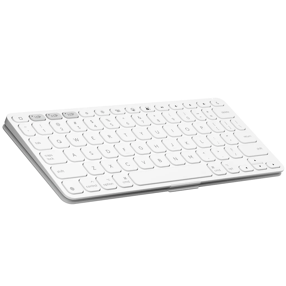 Logitech Keys-To-Go 2 Bluetooth Keyboard For Apple Devices - Pale Grey - Image 5