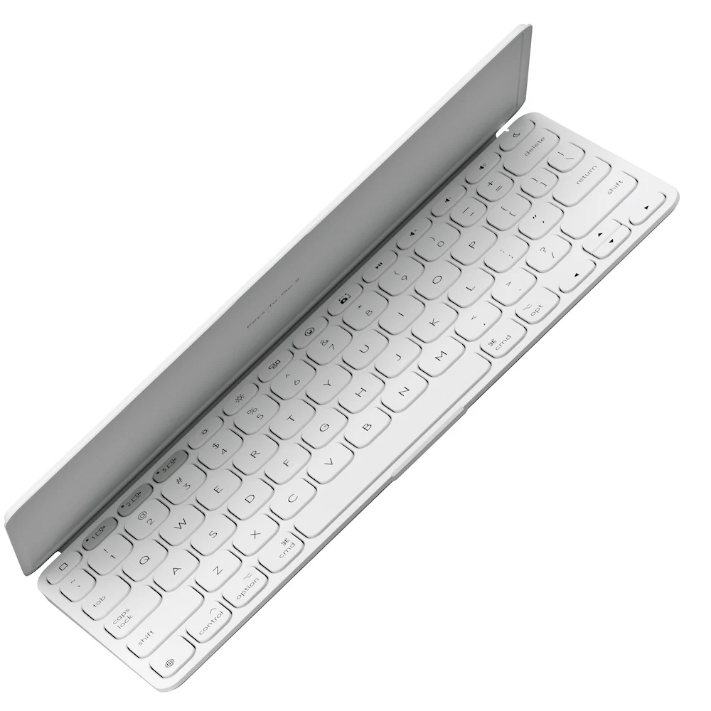 Logitech Keys-To-Go 2 Bluetooth Keyboard For Apple Devices - Pale Grey - Image 6
